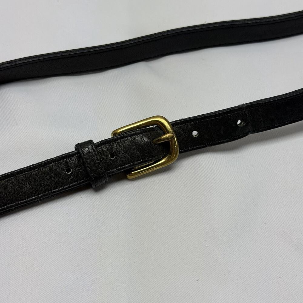 Coach Vintage Leather Crossbody Black Turnlock NYC 9378 Mini Purse Distressed - Picture 10 of 13